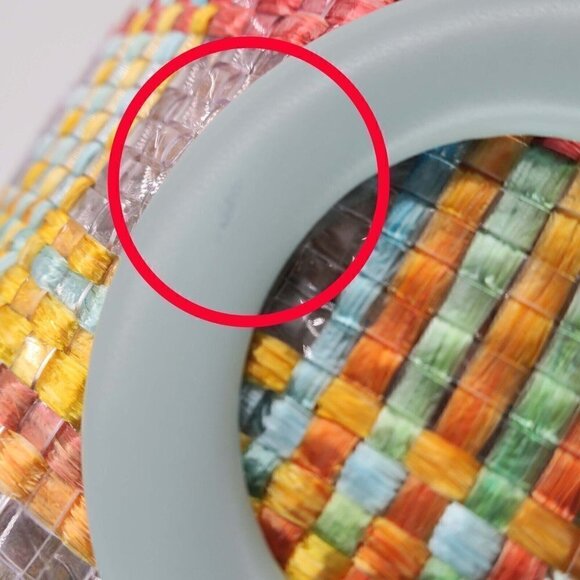 BOYY Bag x M'O Moda Operandi Raffia Woven Bucket Tote Artsy Purse Rare Find! - Picture 11 of 13